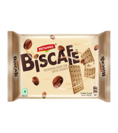 Britannia Biscafe - Super Thin Coffee Cracker | 100 gm | Thin crunchy coffee biscuit (Free World Wide Shipping)