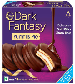 Sunfeast Dark Fantasy Yumfills, 242g/253g, Rich Chocolate Pie Cake (Free World Wide Shipping)