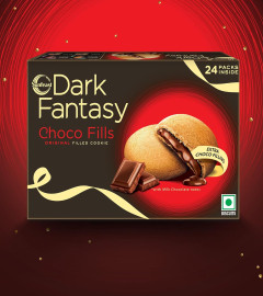 Sunfeast Dark Fantasy Choco Fills, 300g, Original Filled Cookies with Choco Crème (Free World Wide Shipping)