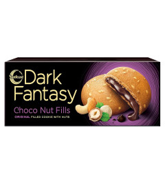 Sunfeast Dark Fantasy Choco Nut Fills, 75g | Original Filled Cookies with Nuts (Free World Wide Shipping)