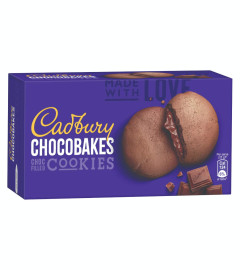 Cadbury Chocobakes Choc Filled Cookies (Biscuits), Family Pack, 150g(12 Pieces)-Pack of 5 (Free World Wide Shipping)