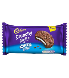 Cadbury Crunchy Melts Oreo Creme Chocolate Cookies 156g (Free World Wide Shipping)