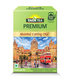 Tata Tea Premium | Street Chai Of India | Mumbai Cutting Chai | Tasting Notes Of Ginger & Lemongrass |250 Grams (Free World Wide Shipping)