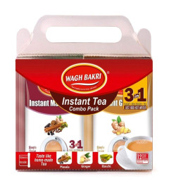 Wagh Bakri Instant Tea Premix Combo, 12 Sachets, 168 g (Pack of 2) (Free World Wide Shipping)
