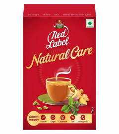 Brooke Bond Red Label Natural Care Tea, with 5 Ayurvedic Ingredients, 250 g (Free World Wide Shipping)