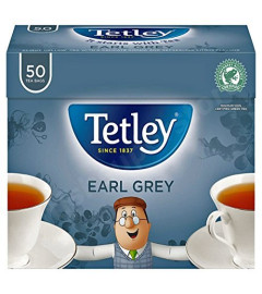 Tetley - Earl Grey 50 Bags - 125g (Free World Wide Shipping)