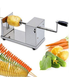 Cloud Universal Stainless Steel Twister Curly Spiral French Fry Tornado Potato Slicer/Cutter Machine for Vegetable (Free World Wide Shipping)