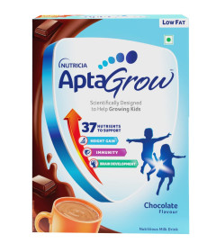 AptaGrow Health and Nutrition Drink Powder for Kid’s (Chocolate Flavor, 400 Gms, BIB) with 37 Vital Nutrients to Support Immunity & Brain Development ( Free Shipping worldwide )