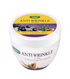 Sunny Herbals Anti Wrinkle Cream With Aloevera, Papaya & Essential Oils 125 gm (Pack of 2)