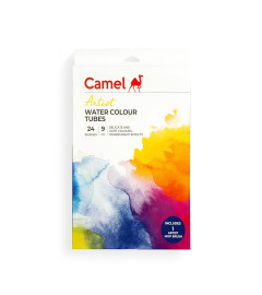 Camel Artist Watercolor Tube - 24 Shades (9ML Each)