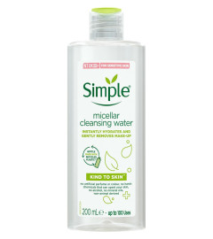 Simple Kind To Skin Micellar Cleansing Water 200 ml - free shipping