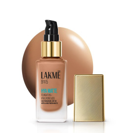 Lakme 9to5 Hya Matte Foundation + Hyaluronic Acid Neutral Chestnut - 25ml (free ship)