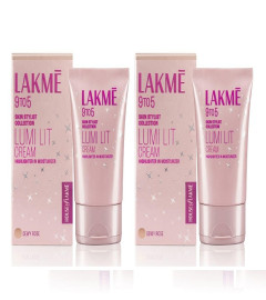 Lakme Lumi skin Dewy Rose 30g (pack of 2) free shipping