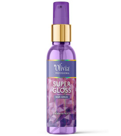 Olivia Super Gloss Hair Serum with Macadamia Oil 45 ml (Pack of 4)
