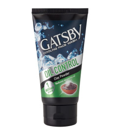 GATSBY Cooling Face Wash - Oil Control For Deep Cleansing 100 gm (Pack of 2)