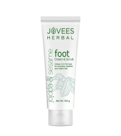 Jovees Herbal Foot Care Cream & Scrub 100gm (pack of 2) free shipping