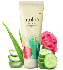 moha: Aloe Vera Gel 200gm (pack of 2) free shipping