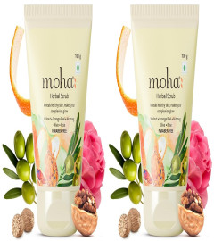 moha: Herbal Scrub (100 GM) - pack of 2 - free shipping