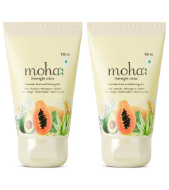 Moha Overnight Lotion with Vitamin C 100ml (Pack of 2) free shipping
