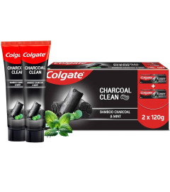 Colgate Charcoal Clean Deep Clean Oral Care Toothpaste 120 g (Pack of 2)