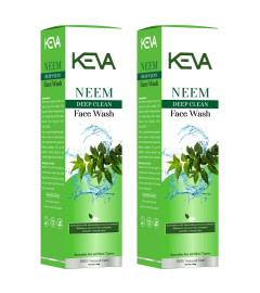 Keva Neem Face Wash - 100ml (pack of 2) free ship