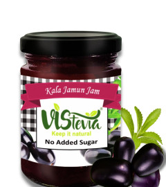 Vistevia Sugar Free Kala Jamun Jam 220gm - free shipping