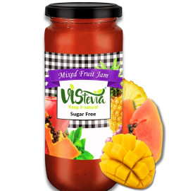 Vistevia Sugar Free Mixed Fruit Jam 400gm - free shipping