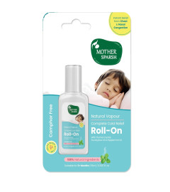 Mother Sparsh Natural Vapour Complete Cold Relief Roll-On for Babies-15 ml (Pack of 2)
