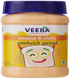 Veeba Cheese and Chilli Sandwich Spread, 250 Gm (Pack of 2) - free shipping