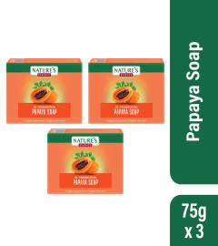 Nature's Essence De-Pigmentation Papaya Soap 75 Gm (Pack of 3)