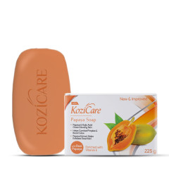 Kozicare Kojic Acid & Glutathione Papaya Body Soap 75 Gm (Pack of 3)