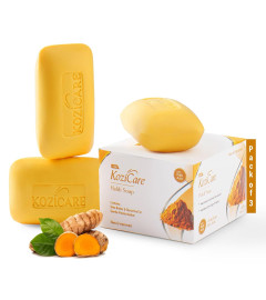 Kozicare Skin Whitening Haldi Soap 75 Gm (Pack of 3)