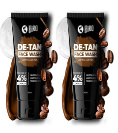 BEARDO DeTan Face Wash for Men, 100ml (pack of 2) - free shipping
