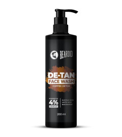 BEARDO DeTan Face Wash for Men, 200ml - (free shipping