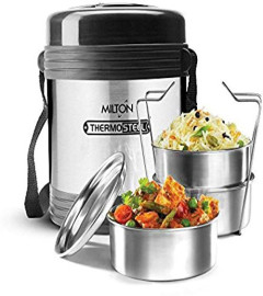 Milton Thermosteel Legend 3 Container Stainless Steel Lunch Box 690 ml