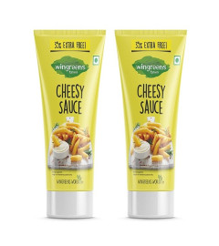 Wingreens Farms Cheesy Sauce, 180 grams (pack of 2) - free shipping