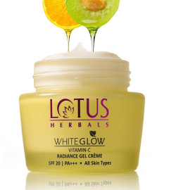 Lotus Herbals WhiteGlow Vitamin C Gel Cream with SPF 20, Dark Spot Care