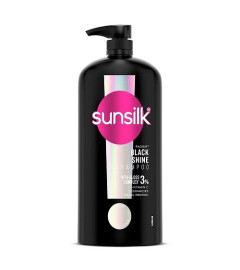 Sunsilk Champú Brillo Negro Intenso con Amla y Proteína de Perla